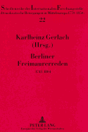 Berliner Freimaurerreden: 1743-1804