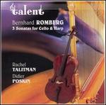 Bernhard Romberg: 3 Sonatas for Cello & Harp