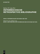 Bibliographie Der Osterreichischen Zeitungen 1621 1945: A M