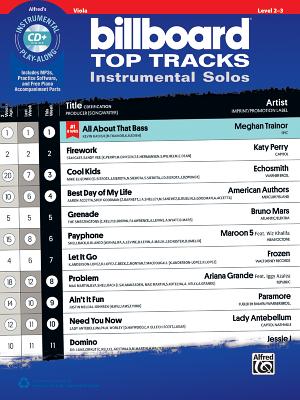 Billboard Top Tracks Instrumental Solos for Strings: Viola, Book & CD - Galliford, Bill (Editor)