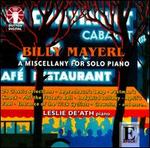Billy Mayerl: A Miscellany for Solo Piano