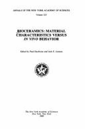 Bioceramics: Material Characteristics Versus in Vivo Behavior