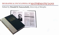 Biographical Encyclopedia of Mathematicians
