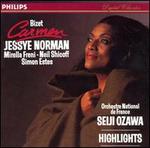 Bizet: Carmen [Highlights] - Fran�ois Le Roux (vocals); Gerard Garino (vocals); Ghylaine Raphanel (vocals); Jean Rigby (vocals); Jessye Norman (mezzo-soprano); Mirella Freni (vocals); Neil Shicoff (vocals); Simon Estes (vocals); French Radio Choir (choir, chorus)