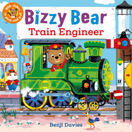 Bizzy Bear: Train Engineer: (Interactive Board Book for Toddlers - With Sturdy Tabs and Slides to Push and Pull)