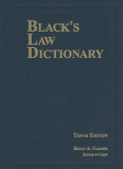 Black's Law Dictionary 10th Edition, Hardcover