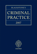 Blackstone's Criminal Practice