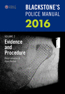 Blackstone's Police Manual: Evidence and Procedure