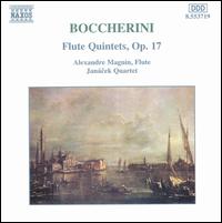 Boccherini: Flute Quintets, Op. 17 - Alexandre Magnin (flute); Jan�cek Quartet