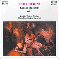 Boccherini: Guitar Quintets, Vol. 1 - Danubius String Quartet; Danubius String Quartet; Zolt�n Tokos (guitar)