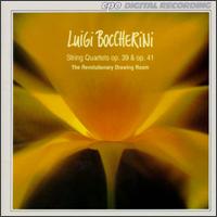 Boccherini: String Quartets, Opp. 39 & 41 - Adrian Butterfield (violin); Alison Cracknell (violin); Angela East (cello); Judith Tarling (viola);...