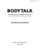 Bodytalk: The Meaning of Human Gestures