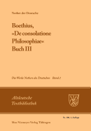 Boethius, ?De Consolatione Philosophiae�: Buch III