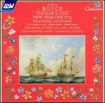 Boyce: Pindar's Ode; New Year Ode 1774
