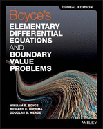 Boyce's Elementary Differential Equations and Boundary Value Problems, Global Edition