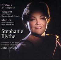 Brahms: Alt-Rhapsody; Wagner: Wesendonck-Lieder; Mahler: Der Abschied - A Sei Voci; Alain-David Valckenaere (bassoon); Claude Lefebvre (flute); Daniel Arrignon (oboe); Daniel Catalanotti (horn);...