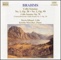 Brahms: Cello Sonatas - Kristin Merscher (piano); Maria Kliegel (cello)