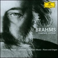 Brahms Complete Edition - Alfons Kontarsky (piano); Aloys Kontarsky (piano); Amadeus Quartet; Anatol Ugorski (piano); Andreas Schmidt (baritone);...
