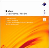 Brahms: Ein deutsches Requiem - Janet Williams (soprano); Thomas Hampson (baritone); Chicago Symphony Chorus (choir, chorus); Chicago Symphony Orchestra;...