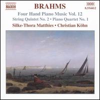 Brahms: Four Hand Piano Music, Vol. 12 - Christian Kohn (piano); Silke-Thora Matthies (piano)