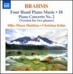 Brahms: Four Hand Piano Music, Vol. 18