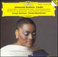 Brahms: Lieder - Daniel Barenboim (piano); Jessye Norman (soprano); Wolfram Christ (cello)