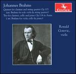 Brahms: Quintet; Trio