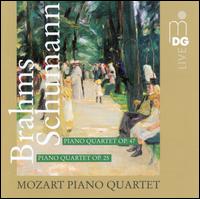 Brahms, Schumann: Piano Quartets - Hartmut Rohde (viola); Mark Gothoni (violin); Mozart Piano Quartet; Paul Rivinius (piano); Peter Horr (cello)