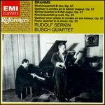 Brahms: String Quartet 3in B flat major, Op. 67; Piano Quartet in G minor, Op. 25