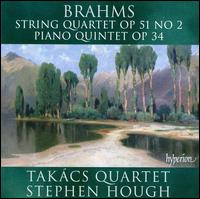 Brahms: String Quartet; Piano Quintet - Stephen Hough (piano); Tak�cs String Quartet