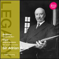Brahms: Symphony No. 1; Elgar: Enigma Variations - George Thalben-Ball (organ); BBC Symphony Orchestra; Adrian Boult (conductor)