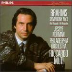 Brahms: Symphony No. 3; Alto Rhapsody