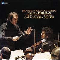 Brahms: Violin Concerto - Itzhak Perlman (violin); Joseph Joachim (candenza); Chicago Symphony Orchestra; Carlo Maria Giulini (conductor)