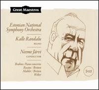 BRAHMSPIANOCONCERTOSROSSINIBRITTENMAHLERBRITTENWEBER - Kalle Randalu (piano); Estonian National Symphony Orchestra; Neeme J�rvi (conductor)