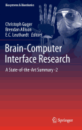 Brain-Computer Interface Research: A State-of-the-Art Summary -2