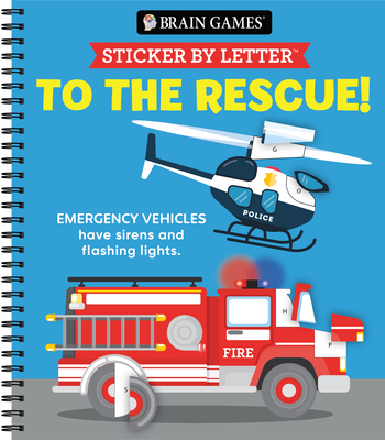 Brain Games - Sticker by Letter: To the Rescue - Publications International Ltd, and Brain Games, and New Seasons