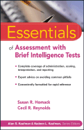 Brief Intelligence Essentials - Homack, Susan R, and Reynolds, Cecil R