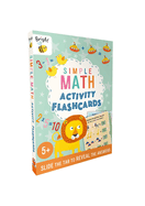Bright Bee Simple Math Activity Flashcards: With Slide Tabs to Reveal Answers for Ages 5 & Up