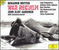 Britten: War Requiem - Anthony Rolfe Johnson (tenor); Bo Skovhus (baritone); J�rgen Lamke (organ); Luba Orgonasova (soprano); Monteverdi Choir (choir, chorus); NDR Chorus (choir, chorus); T�lzer Knabenchor (boy's choir); NDR Symphony Orchestra; John Eliot Gardiner (conductor)