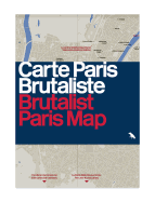 Brutalist Paris Map