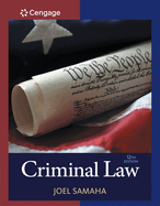 Bundle: Criminal Law, Loose-Leaf Version, 12th + Mindtap Criminal Justice, 1 Term (6 Months) Printed Access Card, Enhanced