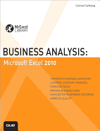 Business Analysis: Microsoft Excel 2010