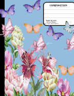Butterflies Wide-Ruled Notebook