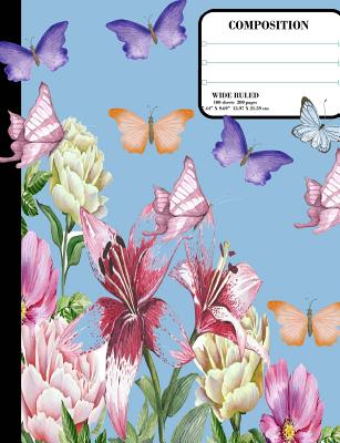 Butterflies Wide-Ruled Notebook - Bliss