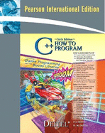 C++ How to Program: International Edition
