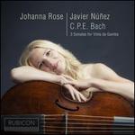 C.P.E. Bach: 3 Sonatas for viola da gamba
