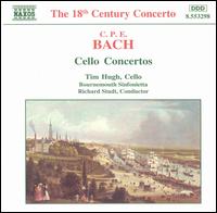 C.P.E. Bach: Cello Concertos - Timothy Hugh (cello); Bournemouth Sinfonietta; Richard Studt (conductor)
