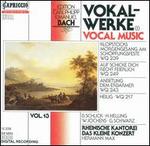C.P.E. Bach: Vocal Music, Vol. 1