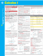Calculus I Sparkcharts
