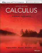 Calculus: Single Variable